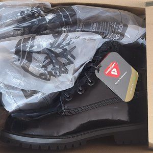 NWB Timberland Black Shine 6" Premium Waterproof MSRP 130 Men Kids Youth 5.5